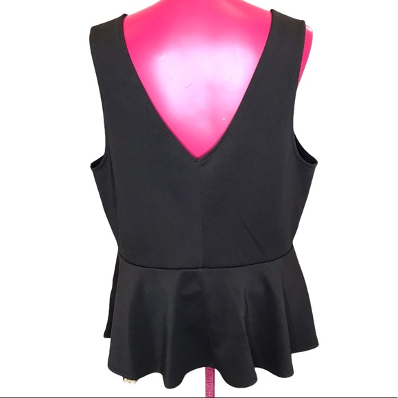 ‘Forever 21 Plus Peplum Top sz 2X’🖤 - Picture 2 of 4